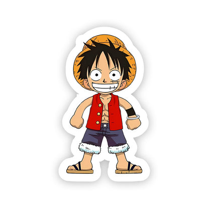 Luffy happy One piece Stickers