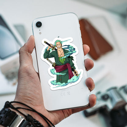 Roronoa Zoro smirking One piece Stickers