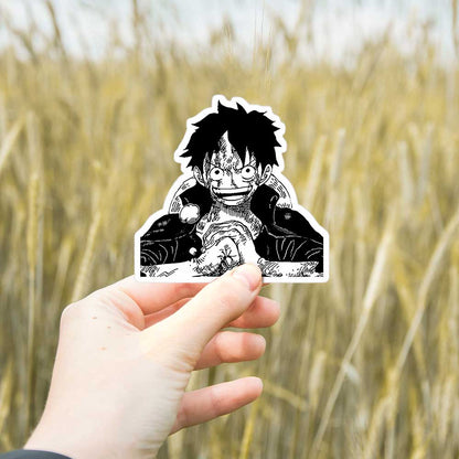 Luffy in fight mode One piece Stickers