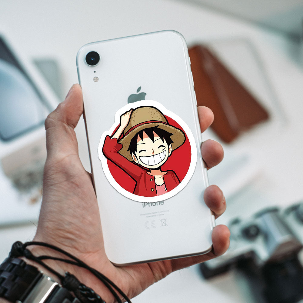 Luffy just another day One piece Stickers