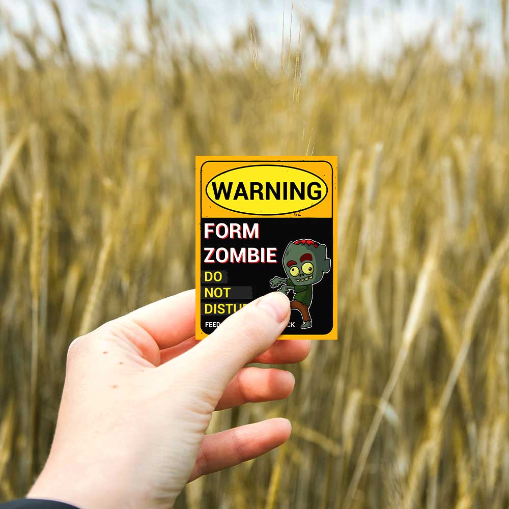 Warning from zombie