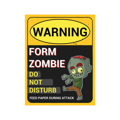 Warning from zombie