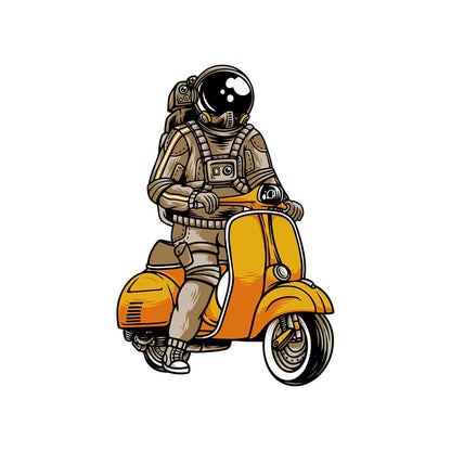 ASTRONAUT WITH SCOOTER