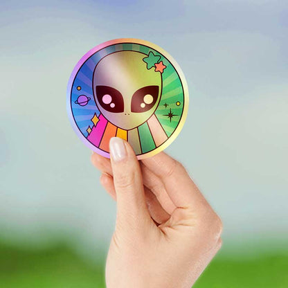 Alien rainbow - Holographic