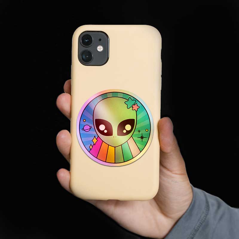 Alien rainbow - Holographic