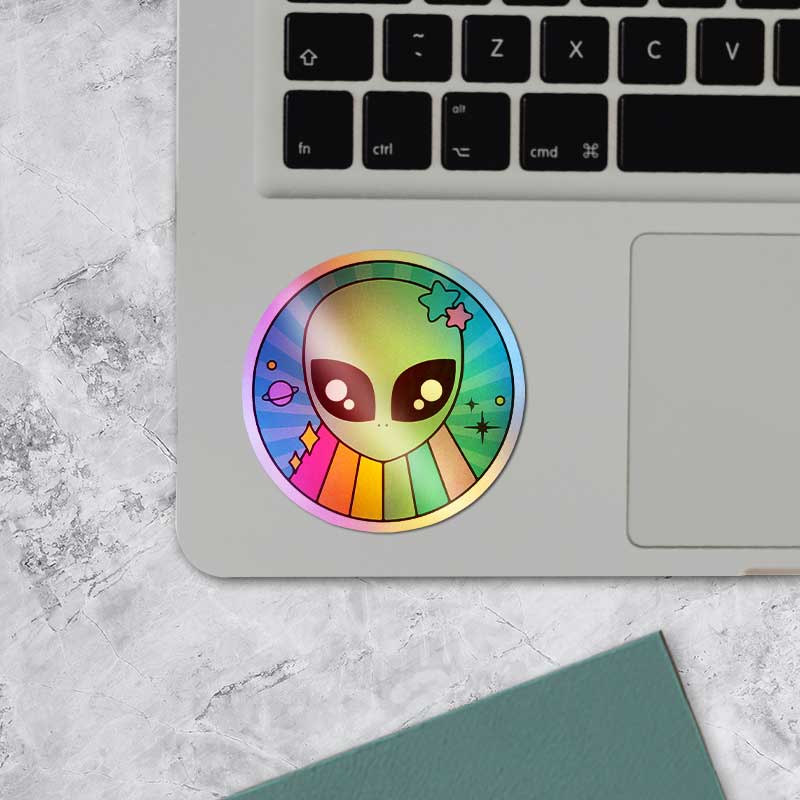 Alien rainbow - Holographic