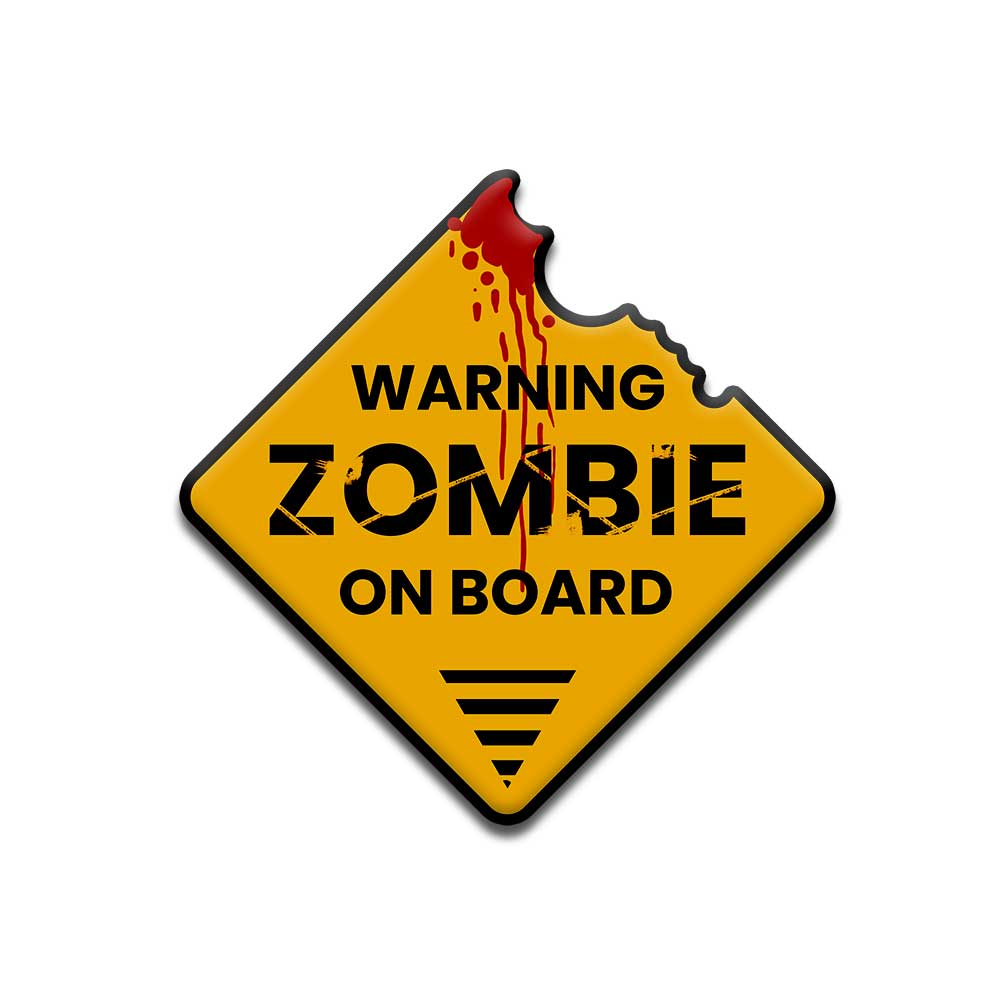 Zombie on board - DOME (5 INCH)