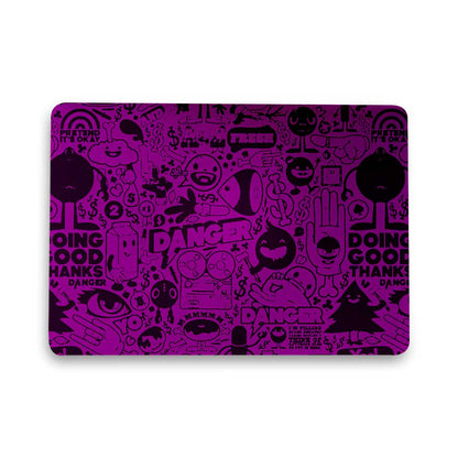 danger doodle laptop skin