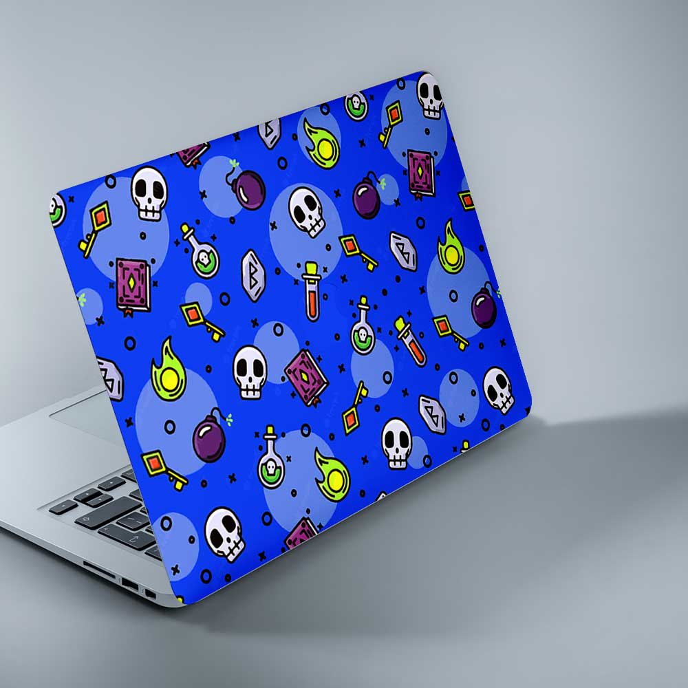 SKULL AND OPTIONS - LAPTOP SKIN