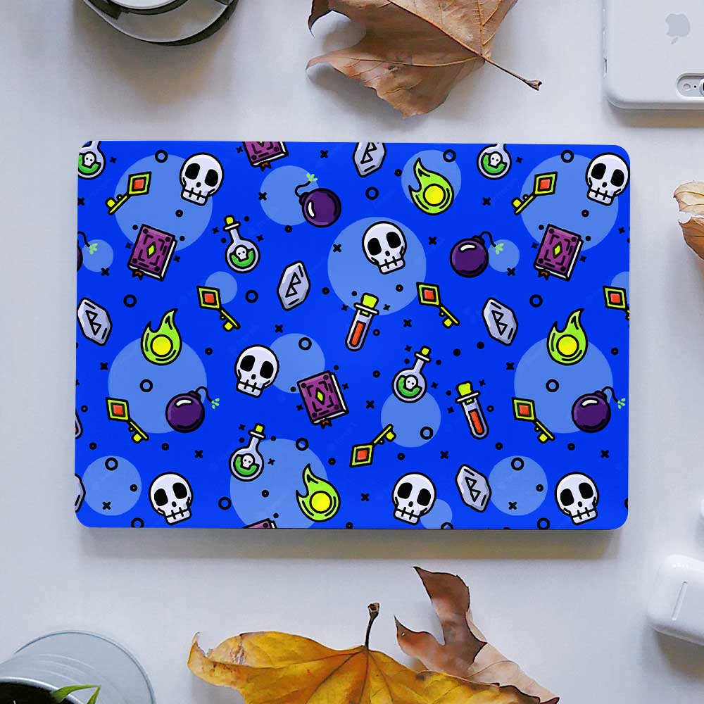 SKULL AND OPTIONS - LAPTOP SKIN