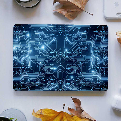 Hacker pattern laptop skin