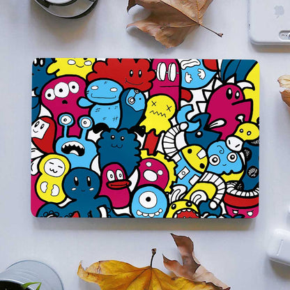 CUTE MONSTER PATTERN - LAPTOP SKIN