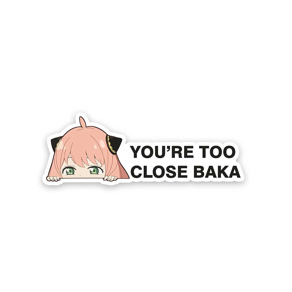 You are too close baka - Reflective