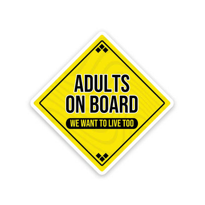 Adults on board - Reflective