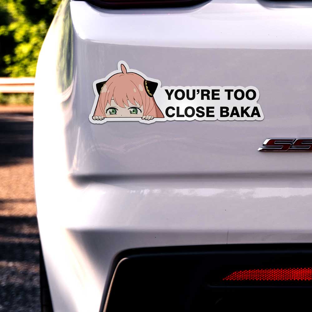 You are too close baka - Reflective